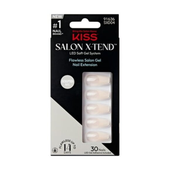 KISS Salon X Tend Press on Gel Nails NIB - Picture 1 of 2